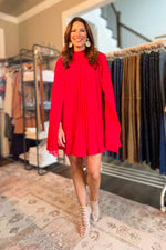 MB Lady in Red Cape Dress