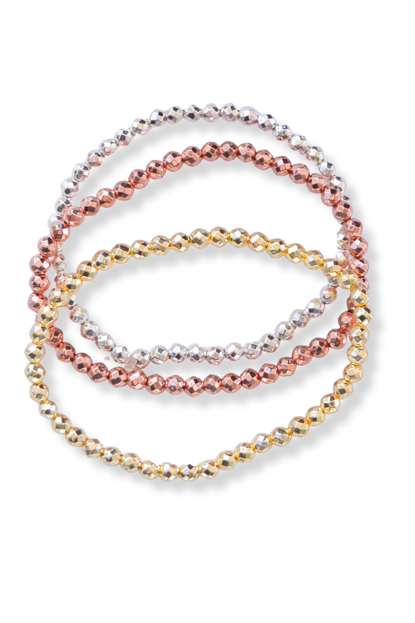 Tri Color Bracelet Stack