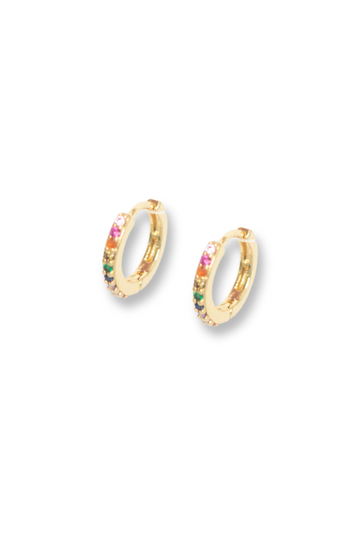 Stella Huggie Earrings- gold
