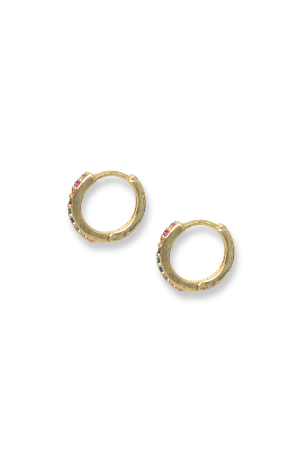 Stella Huggie Earrings- gold