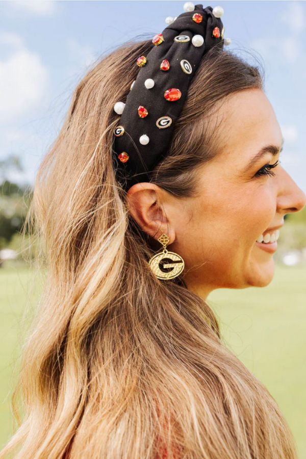 Black UGA Headband