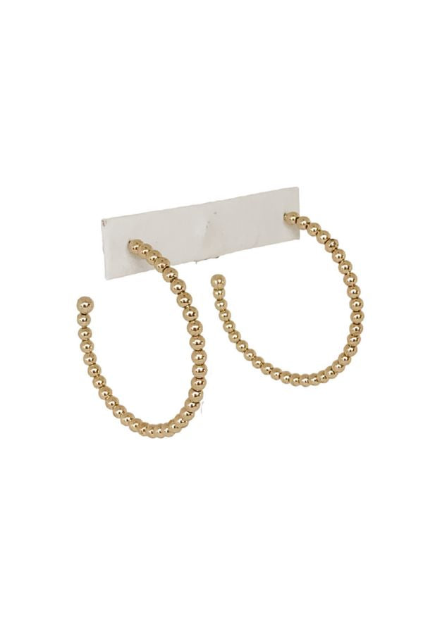 Grace Hoop Earrings- gold