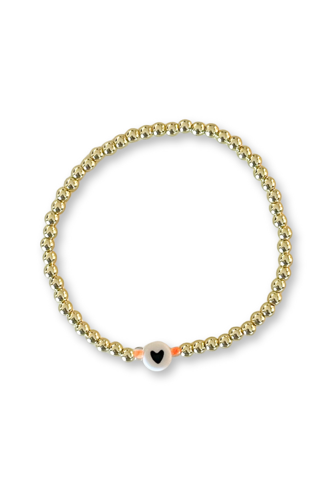 White Heart Bracelet