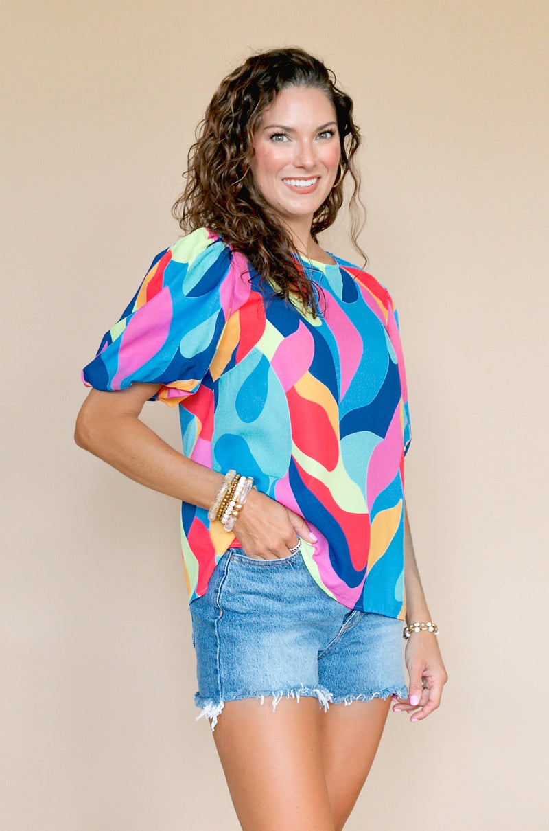 It's a New Day Colorful Top