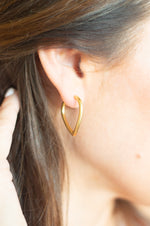 Nora Hoop Earrings- Gold