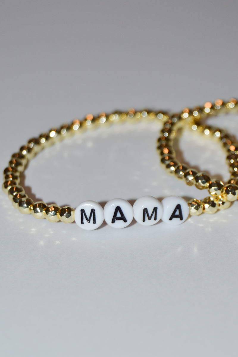 Gold Words Bracelets