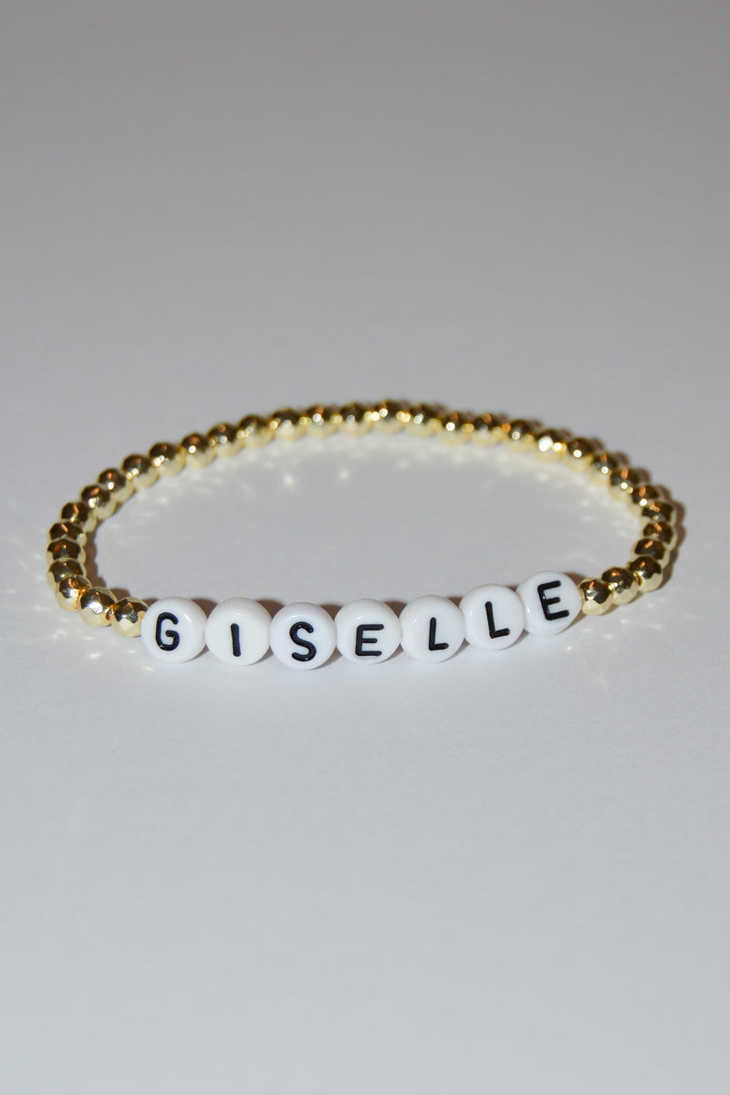 Gold Words Bracelets