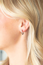 Maiden Huggie Earrings- silver
