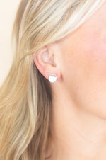 Nina Stud Earrings- Silver