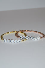 Gold Words Bracelets