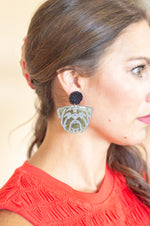 Bulldog Earrings