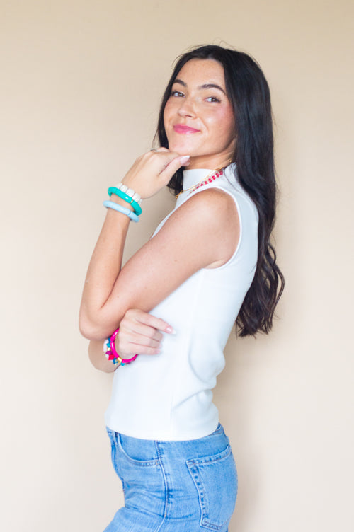 High Society Sleeveless Top