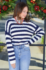 Classic Ridge Striped Sweater