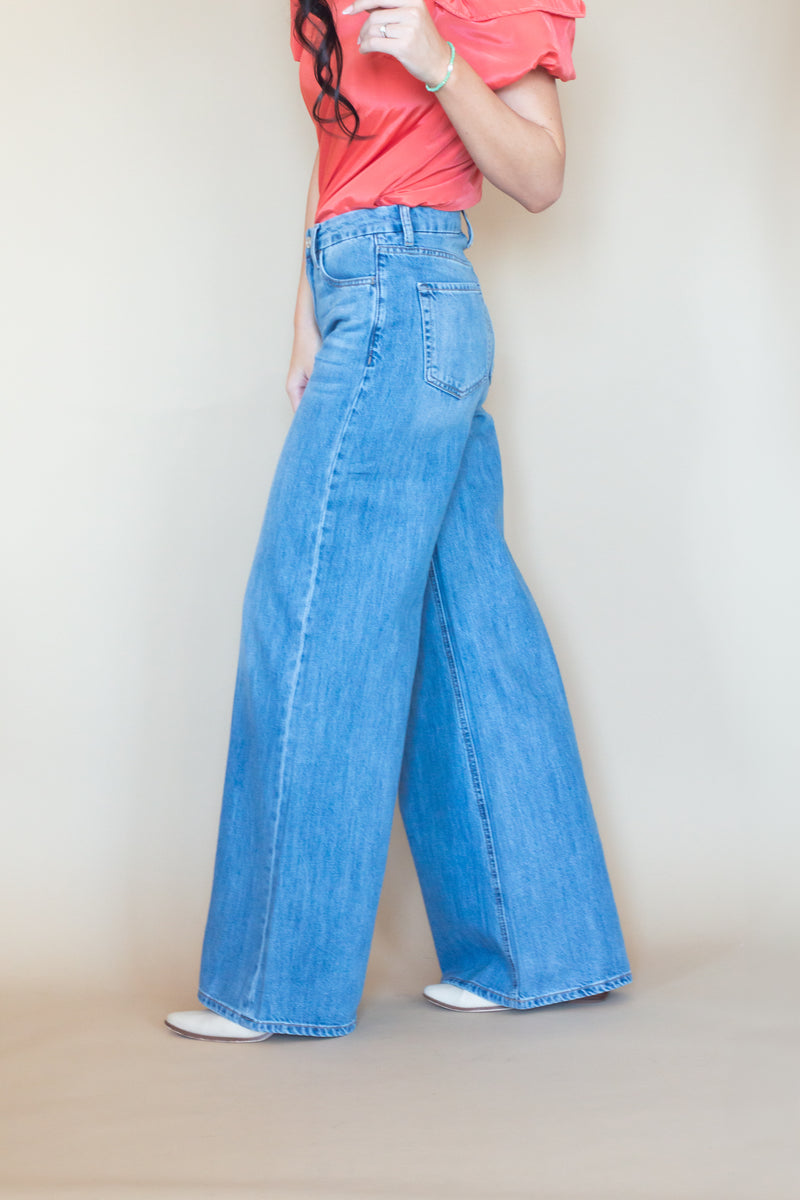 Infinite Motion Extra Wide Leg Jeans