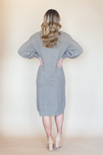 Slouchy Chic Midi Sweater Dress