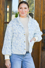 Indigo Gardens Quilted Jacket