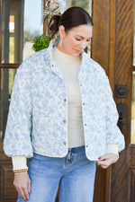 Indigo Gardens Quilted Jacket