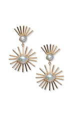 Starburst Pearl Earrings