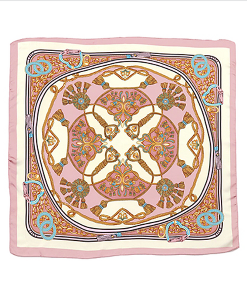 Tassel Print Bandana Scarf