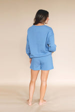 Living For the Weekend Shorts- blue