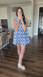 All American Ruffle Neck Dress