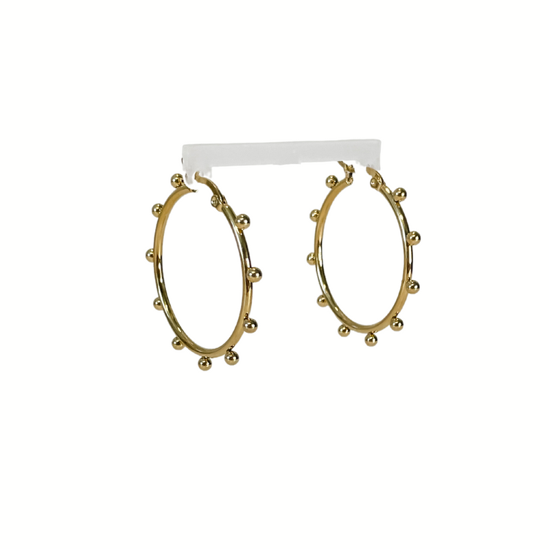 Weston Hoop Earrings- gold