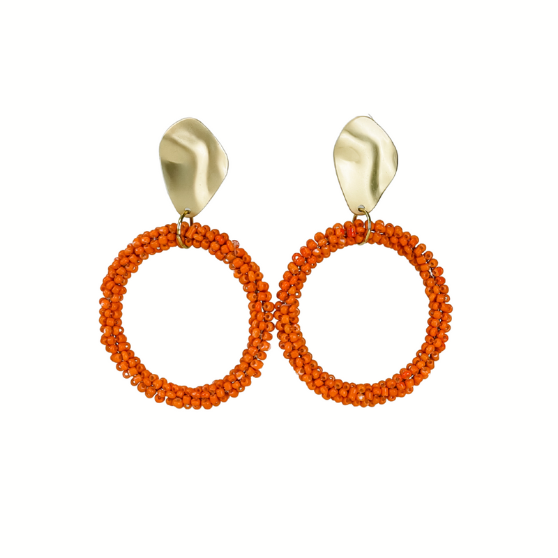 Lizzie Earrings- orange