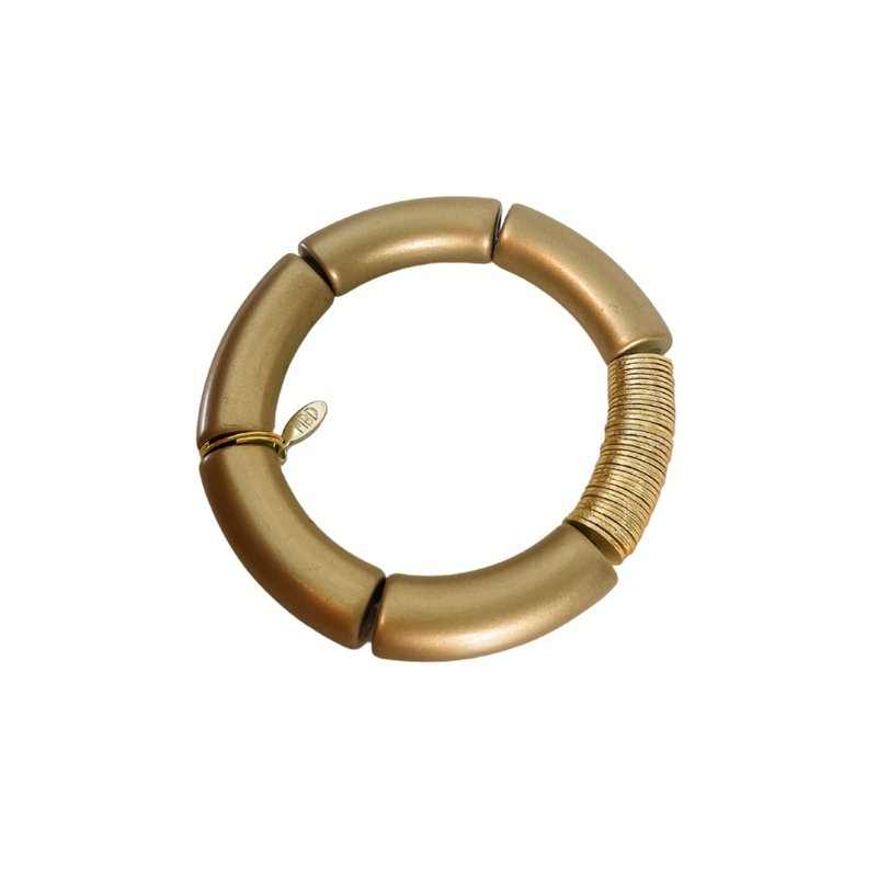 Harlow Bracelets- gold disc
