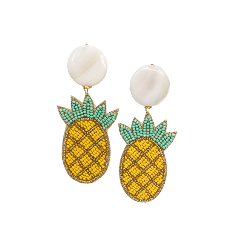 Tropics Earrings- pineapple