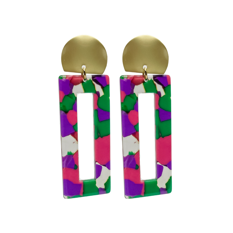 Ansley Earrings - Colorful