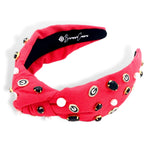 Red University of Georgia Logo Headband